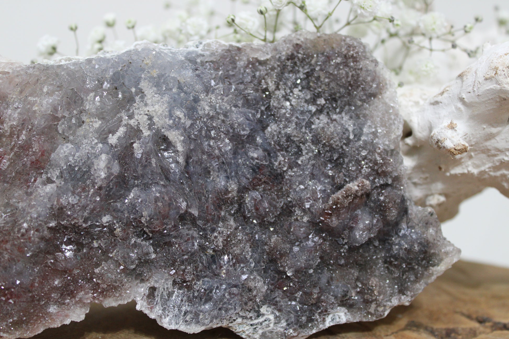 Flower amethyst cluster - Gemstone Dreams