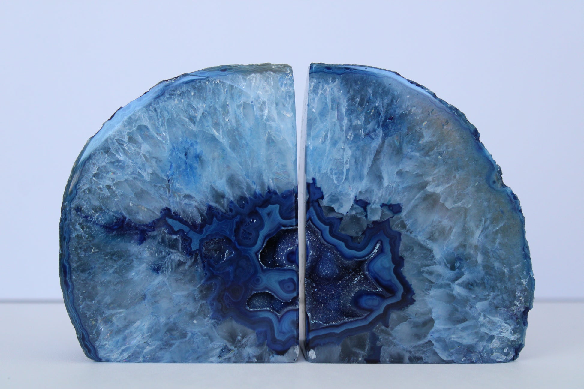 Gekleurde agaat boekensteunen - Gemstone Dreams