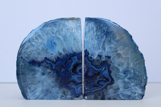 Gekleurde agaat boekensteunen - Gemstone Dreams
