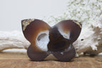 Agaat druzy vlinder - Gemstone Dreams