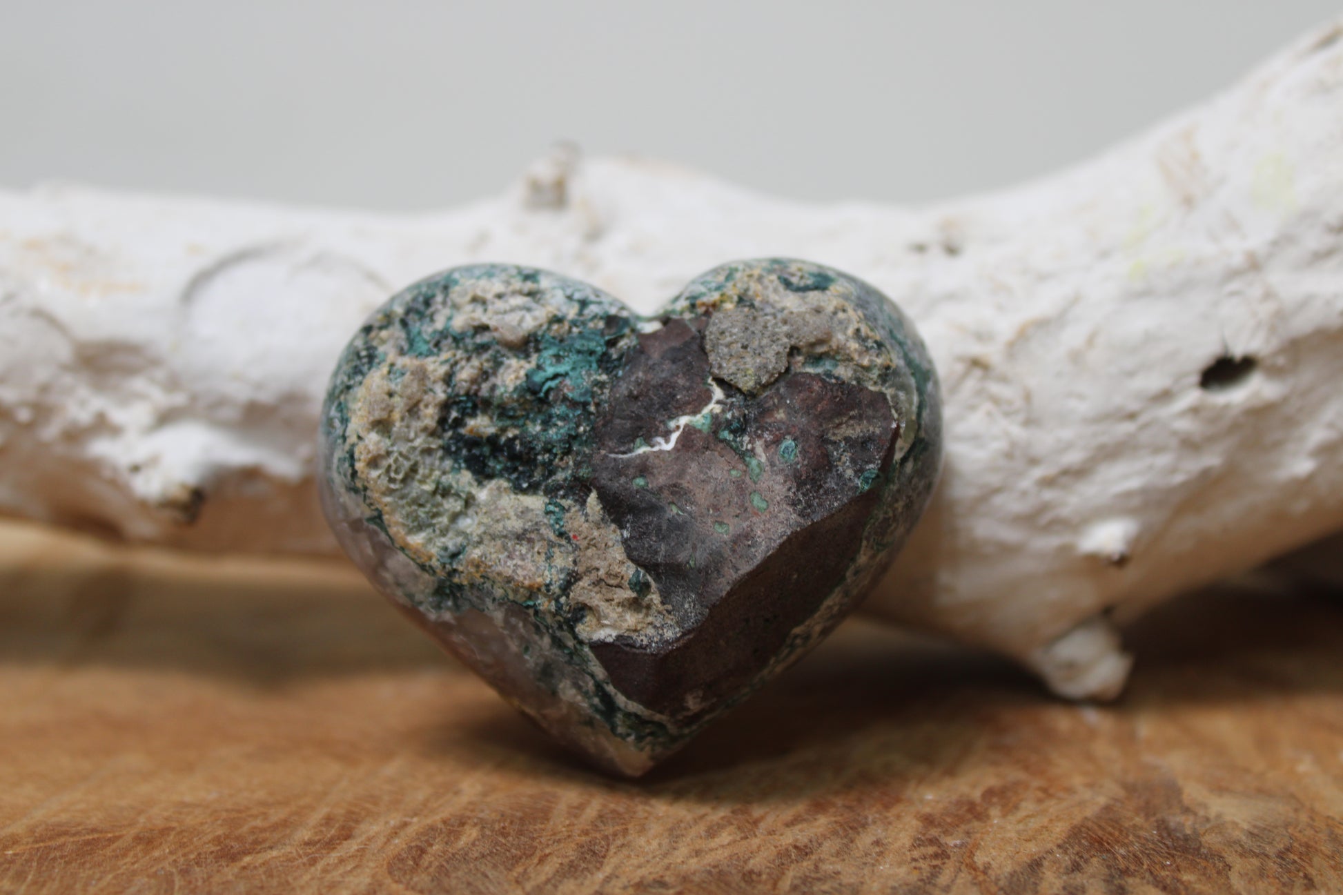 Flower amethyst hartje - Gemstone Dreams