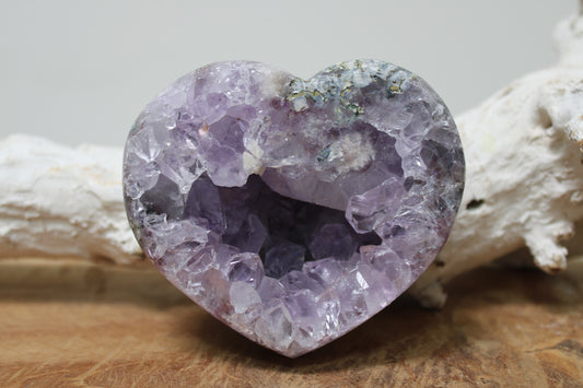 Amethist hart A+ kwaliteit - Gemstone Dreams