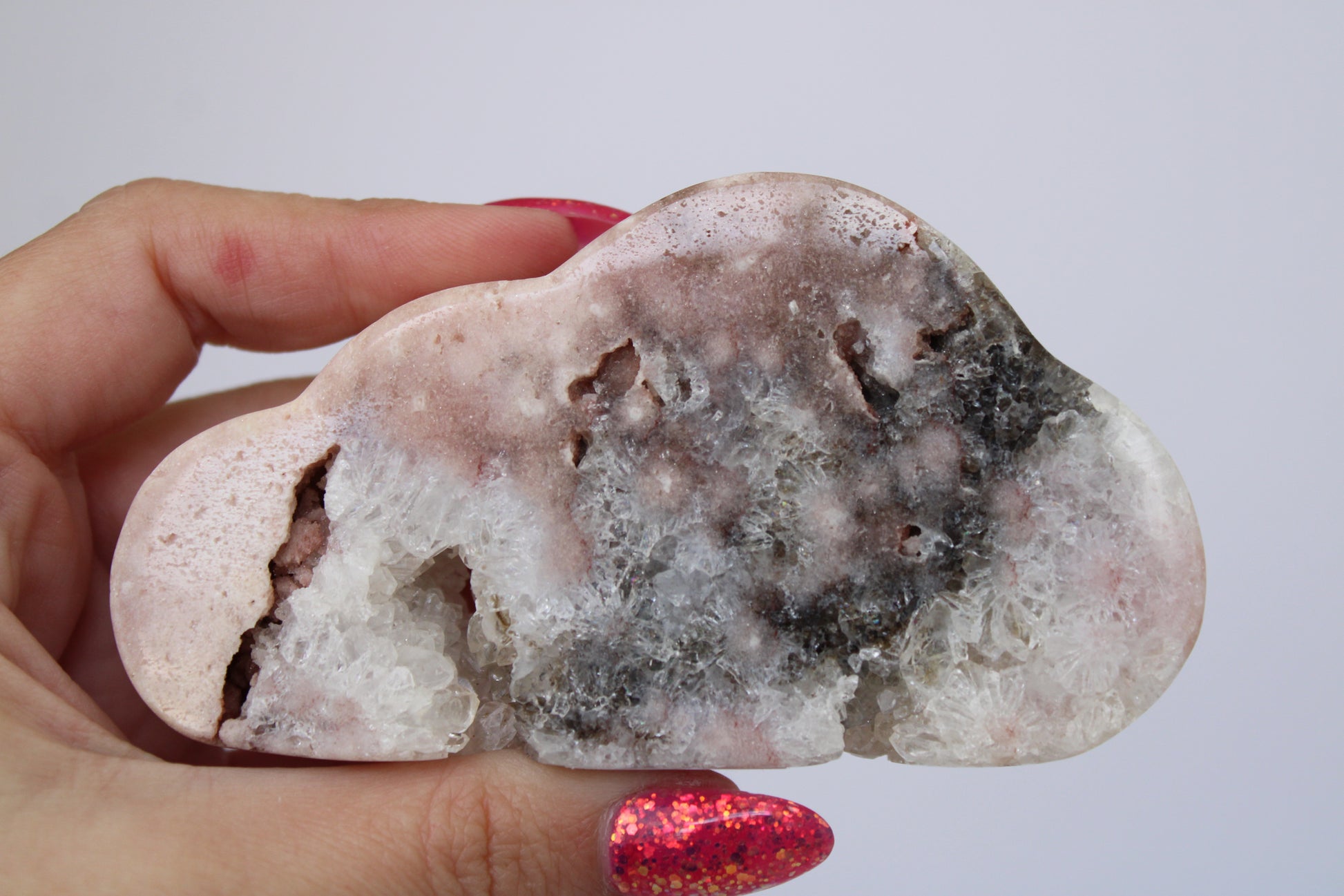Roze amethist wolk - Gemstone Dreams