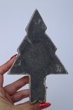 Roze amethist waxinelichthouder kerstboom - Gemstone Dreams