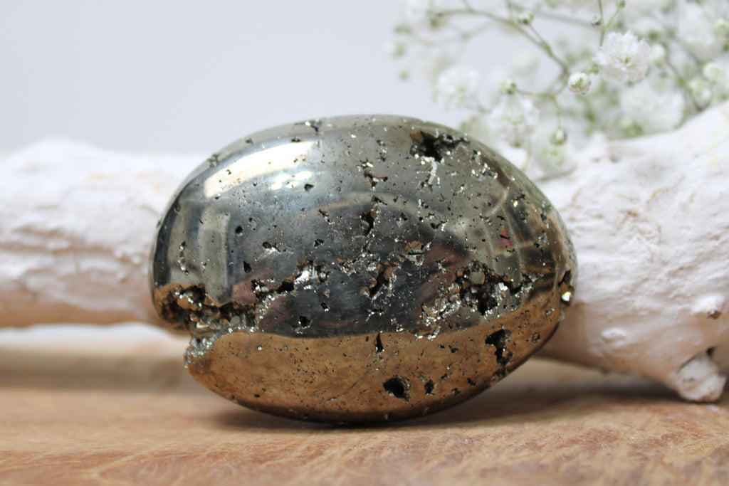 Pyriet palmsteen groot - Gemstone Dreams