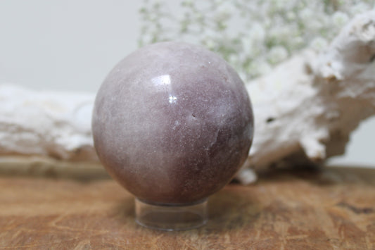 Pink amethyst sphere