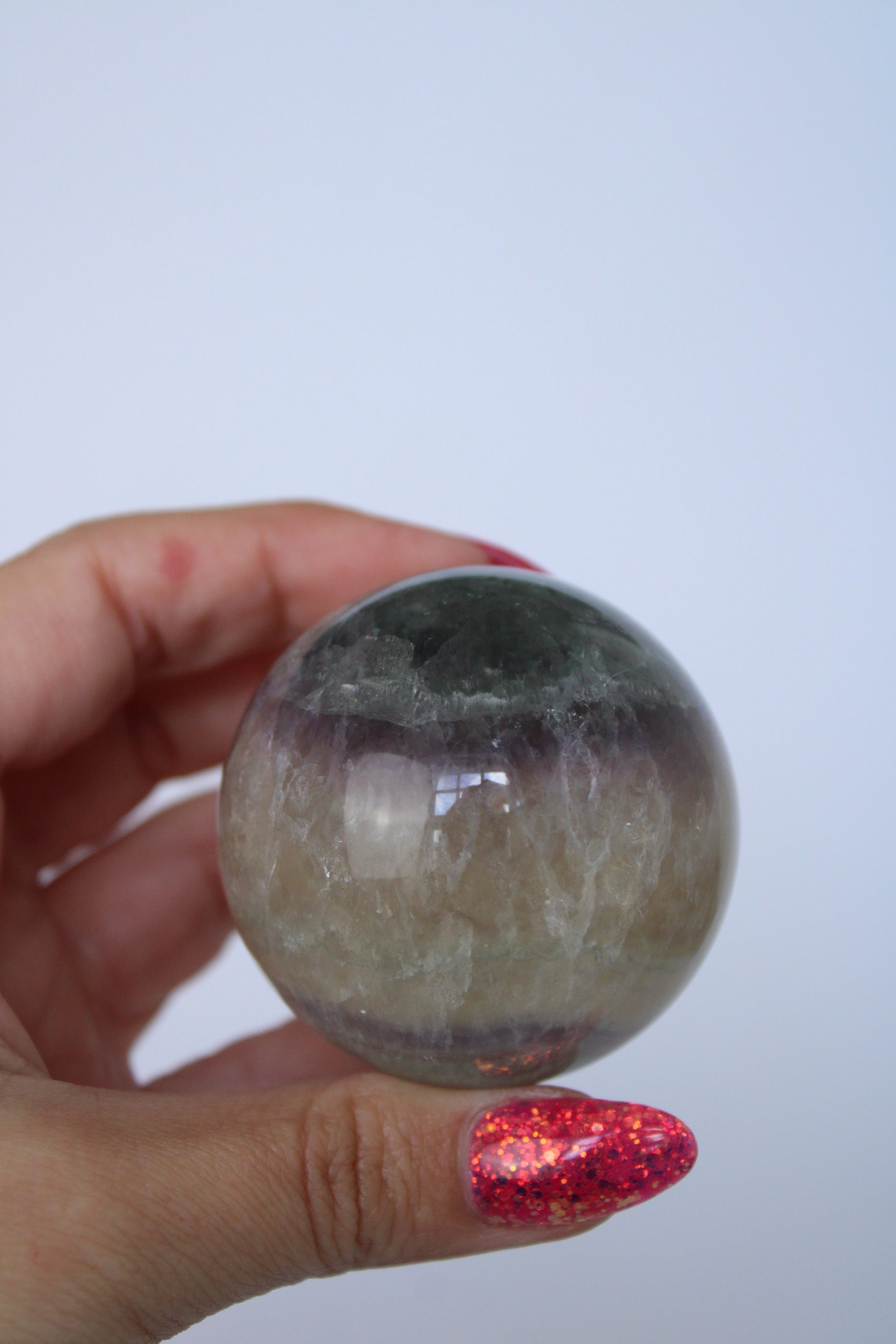 Regenboog fluoriet sphere - Gemstone Dreams