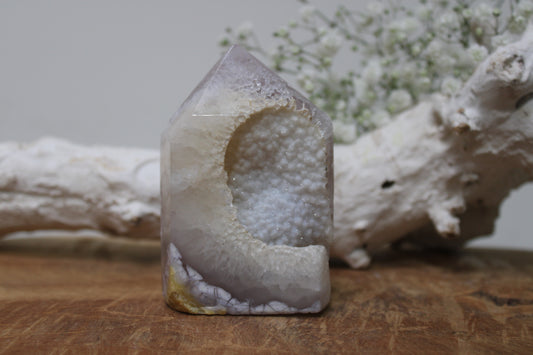 Agaat toren druzy - Gemstone Dreams
