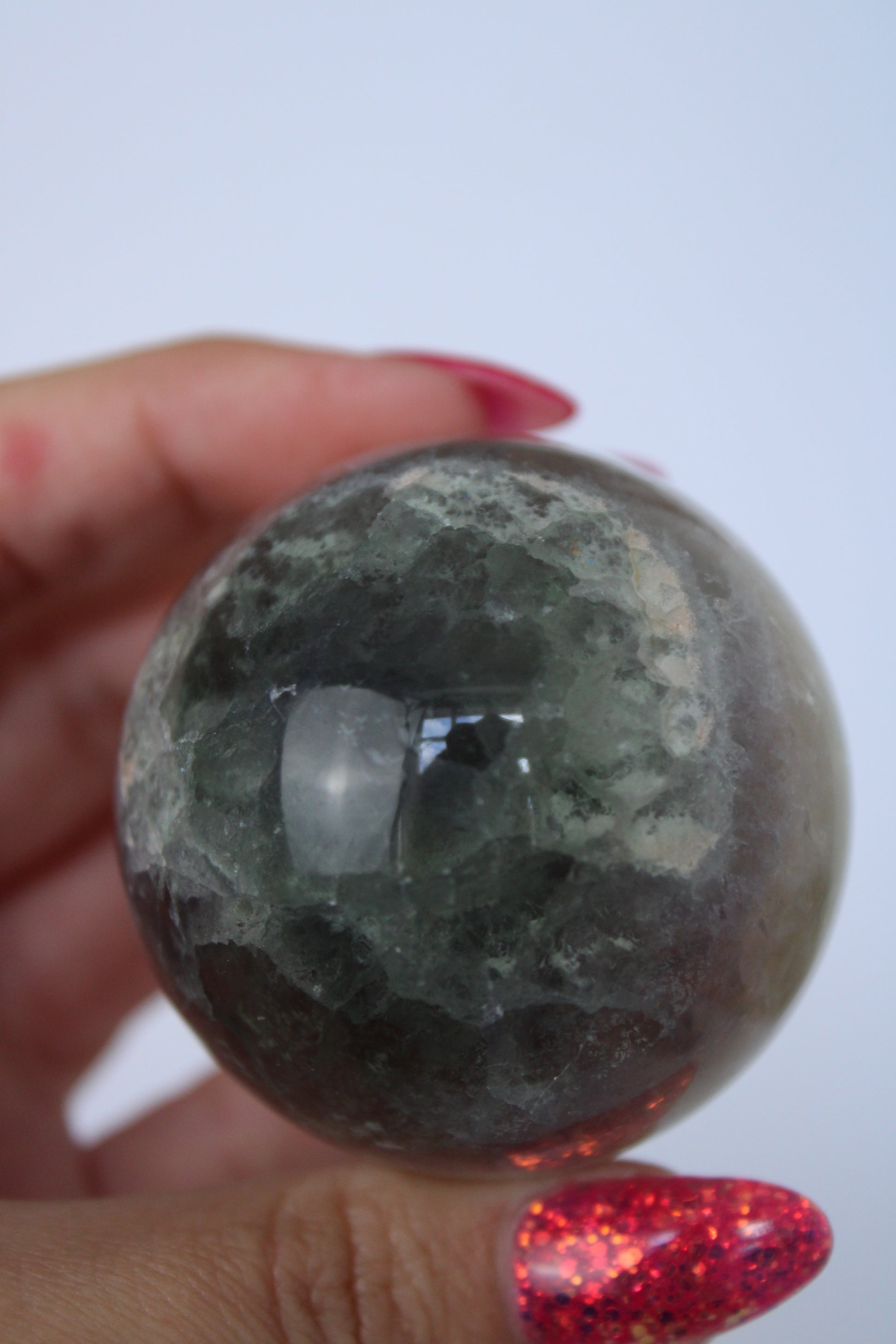 Regenboog fluoriet sphere - Gemstone Dreams