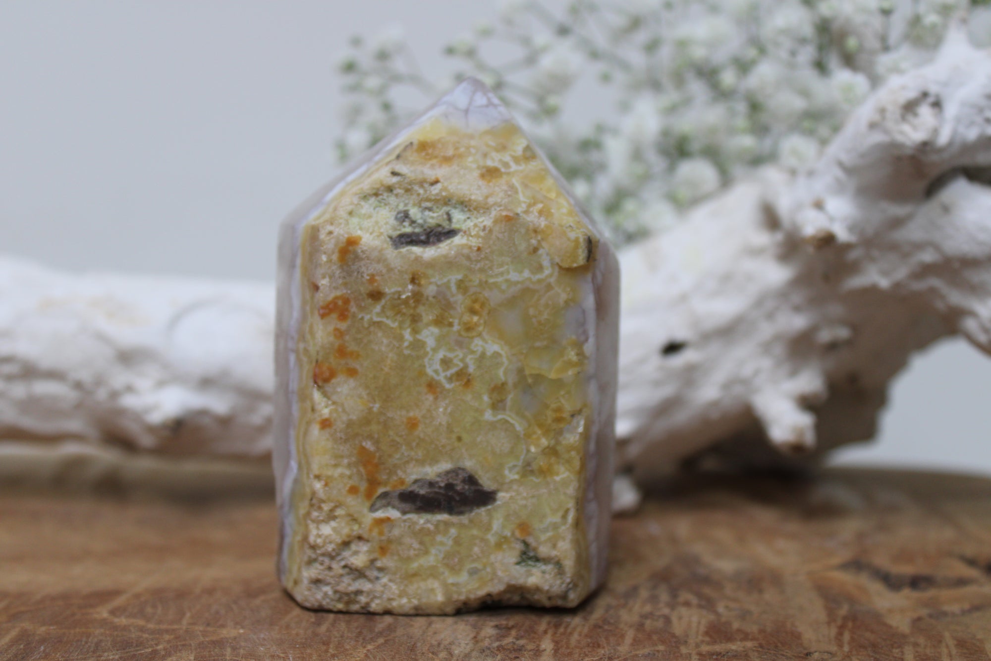 Agaat toren druzy - Gemstone Dreams