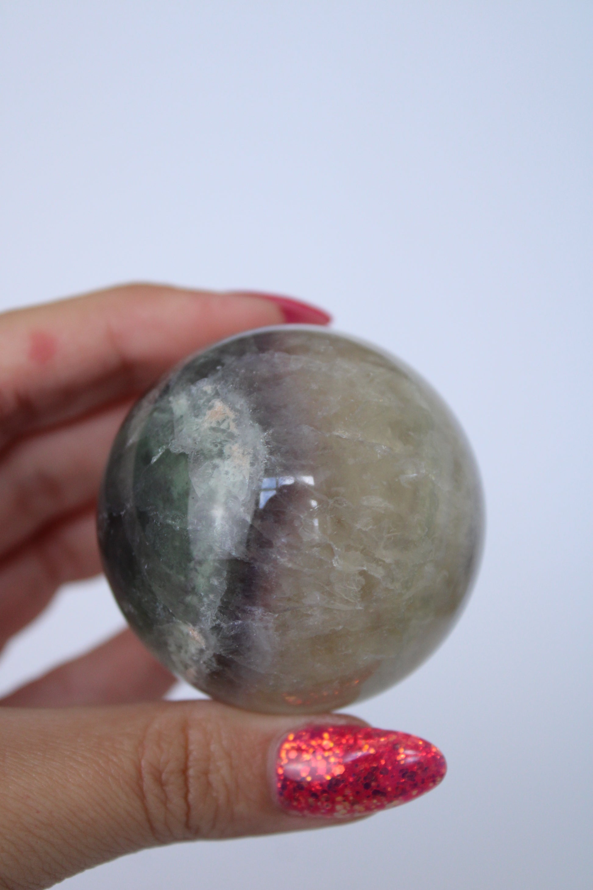 Regenboog fluoriet sphere - Gemstone Dreams