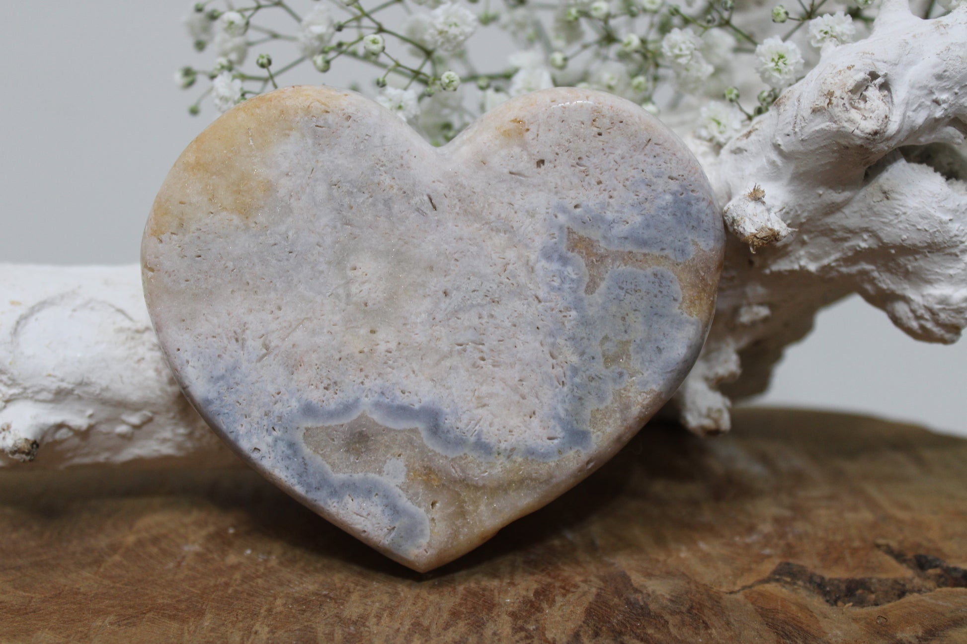 Roze amethist hart - Gemstone Dreams