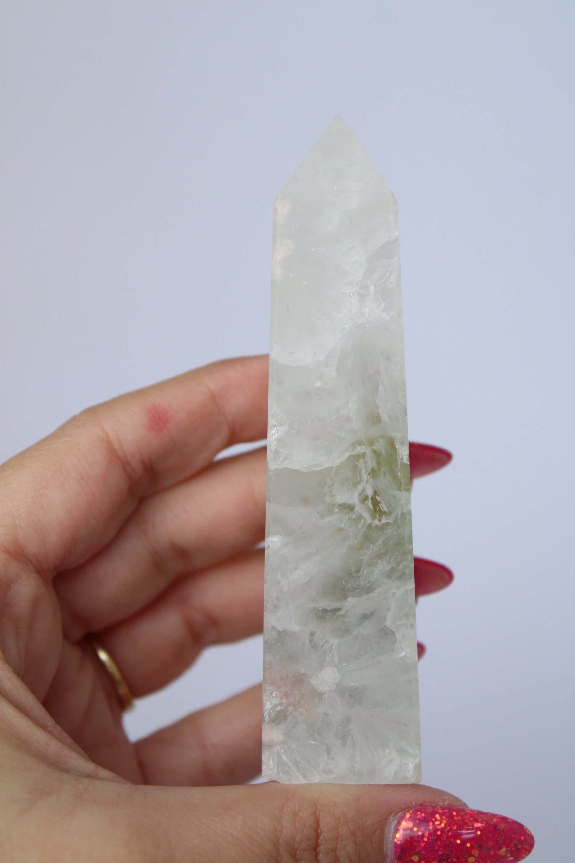 Groene agaat toren - Gemstone Dreams