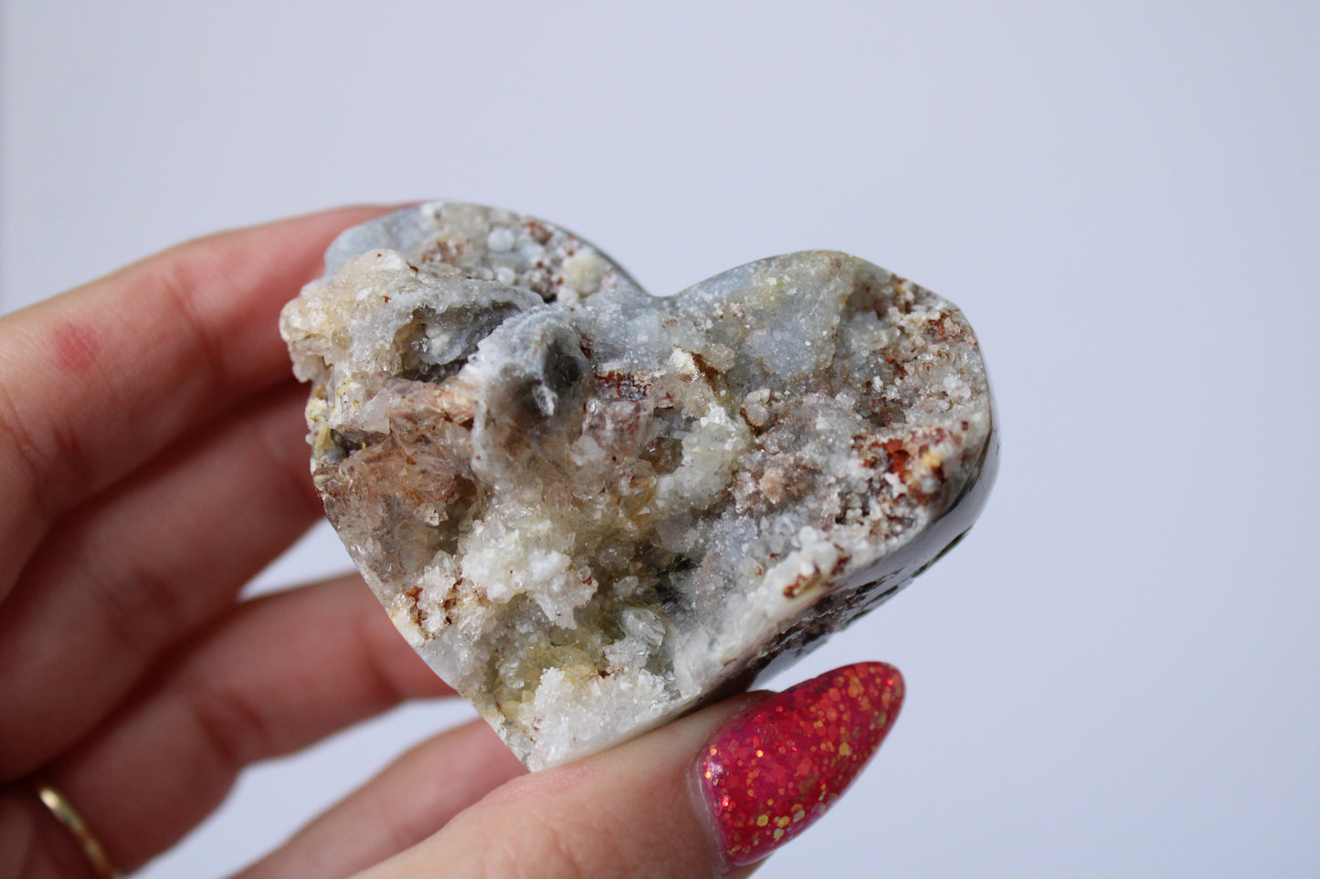 Chalcedoon hartje - Gemstone Dreams
