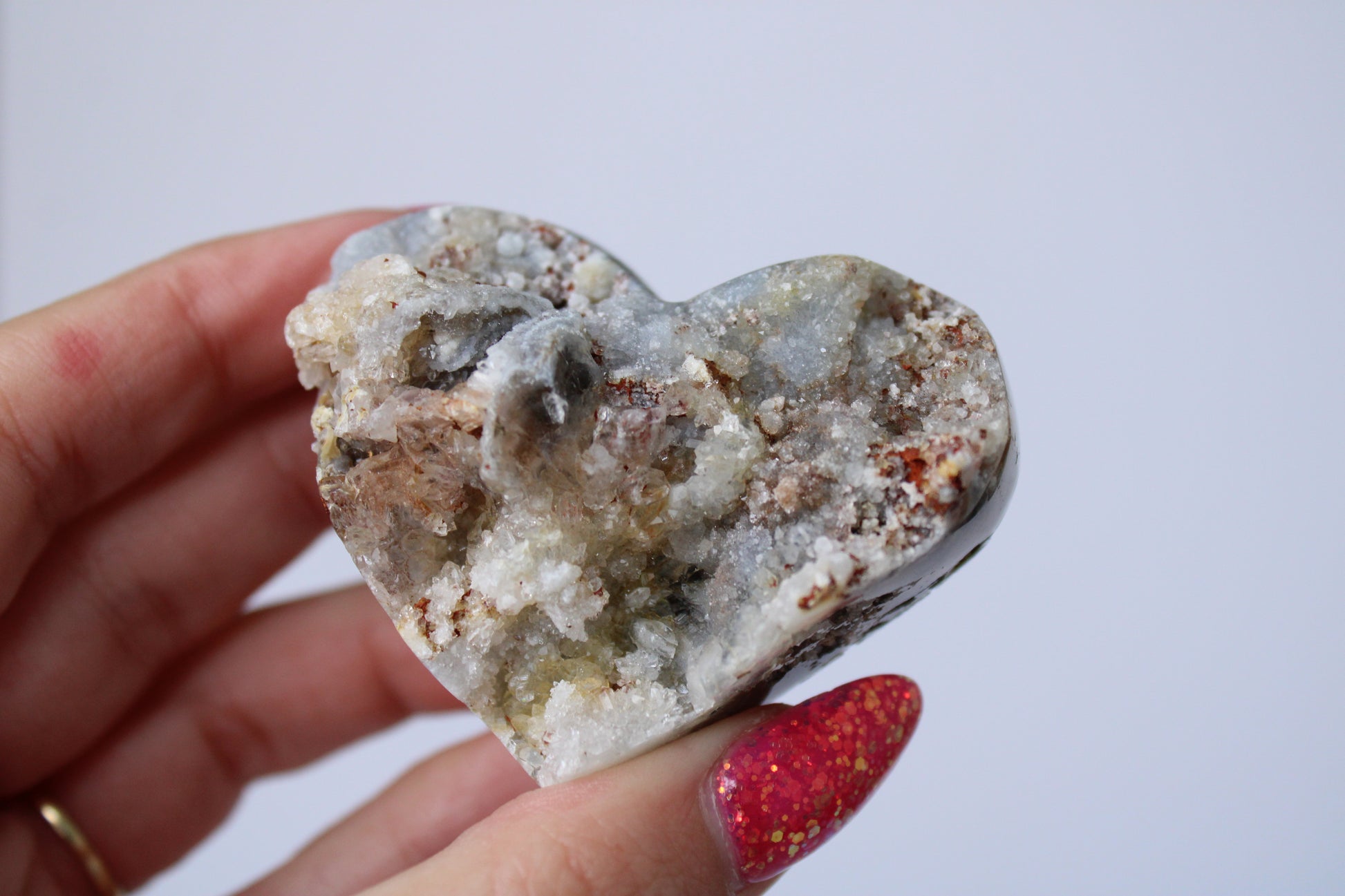 Chalcedoon hartje - Gemstone Dreams