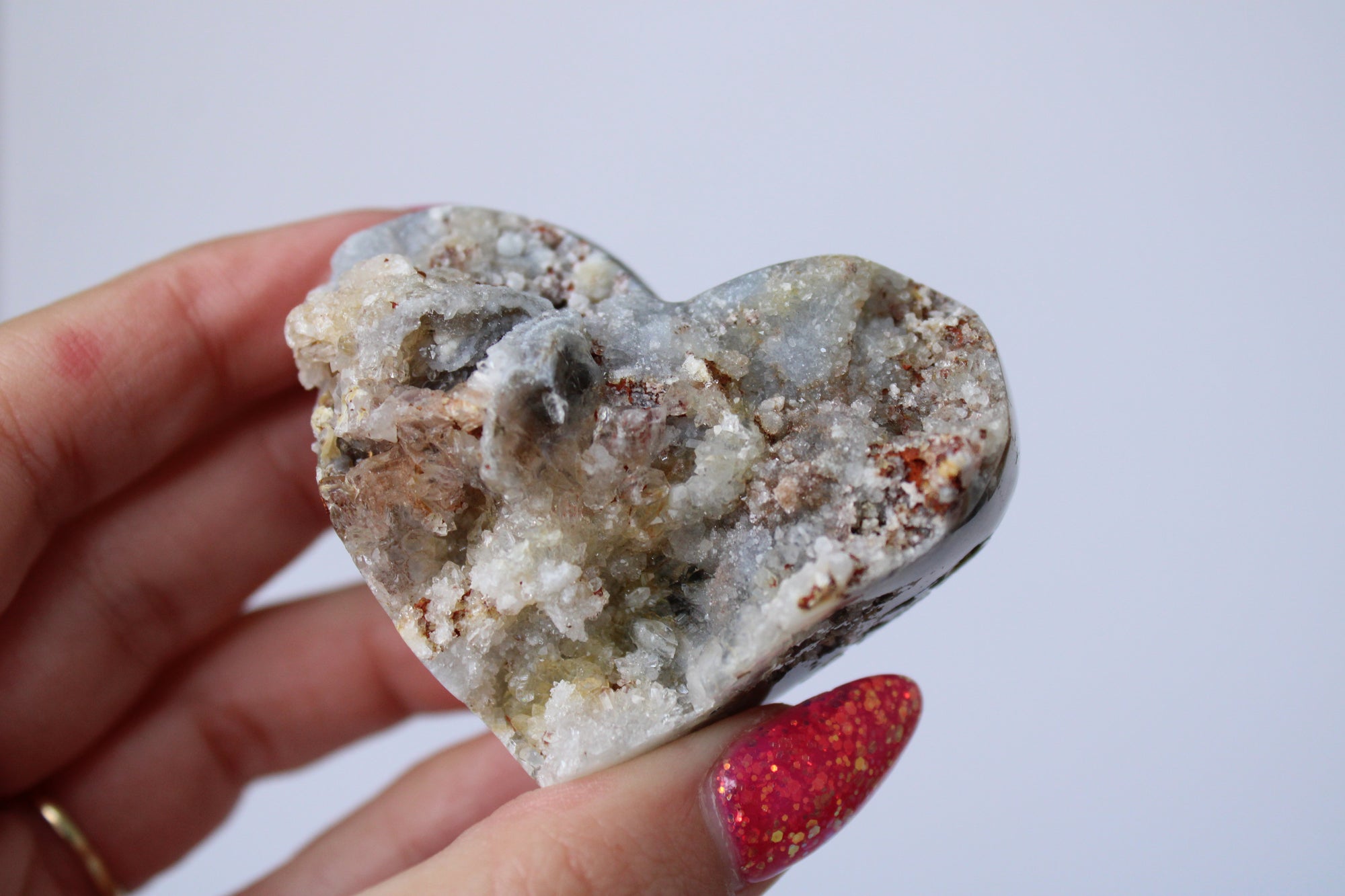 Chalcedoon hartje - Gemstone Dreams