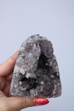 Amethist standvlak paars/zwart - Gemstone Dreams