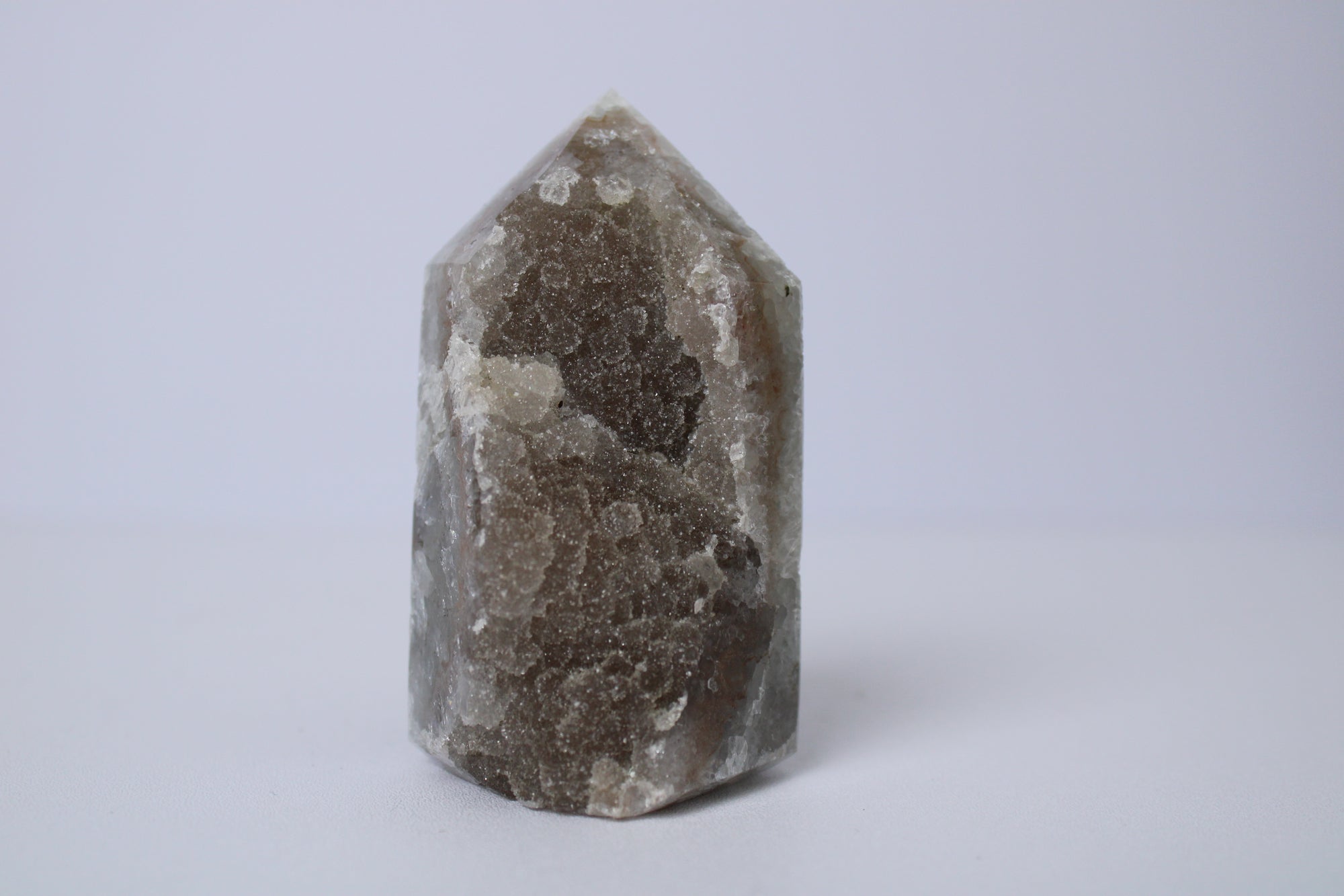 Regenboog amethist sugar druzy toren - Gemstone Dreams