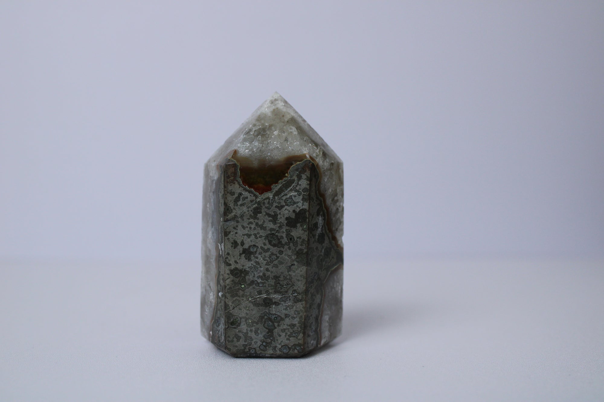 Regenboog amethist sugar druzy toren - Gemstone Dreams