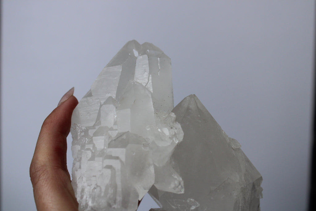 Bergkristal cluster - Gemstone Dreams