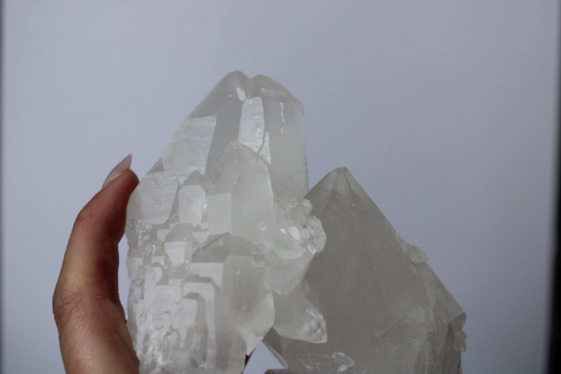 Bergkristal cluster - Gemstone Dreams