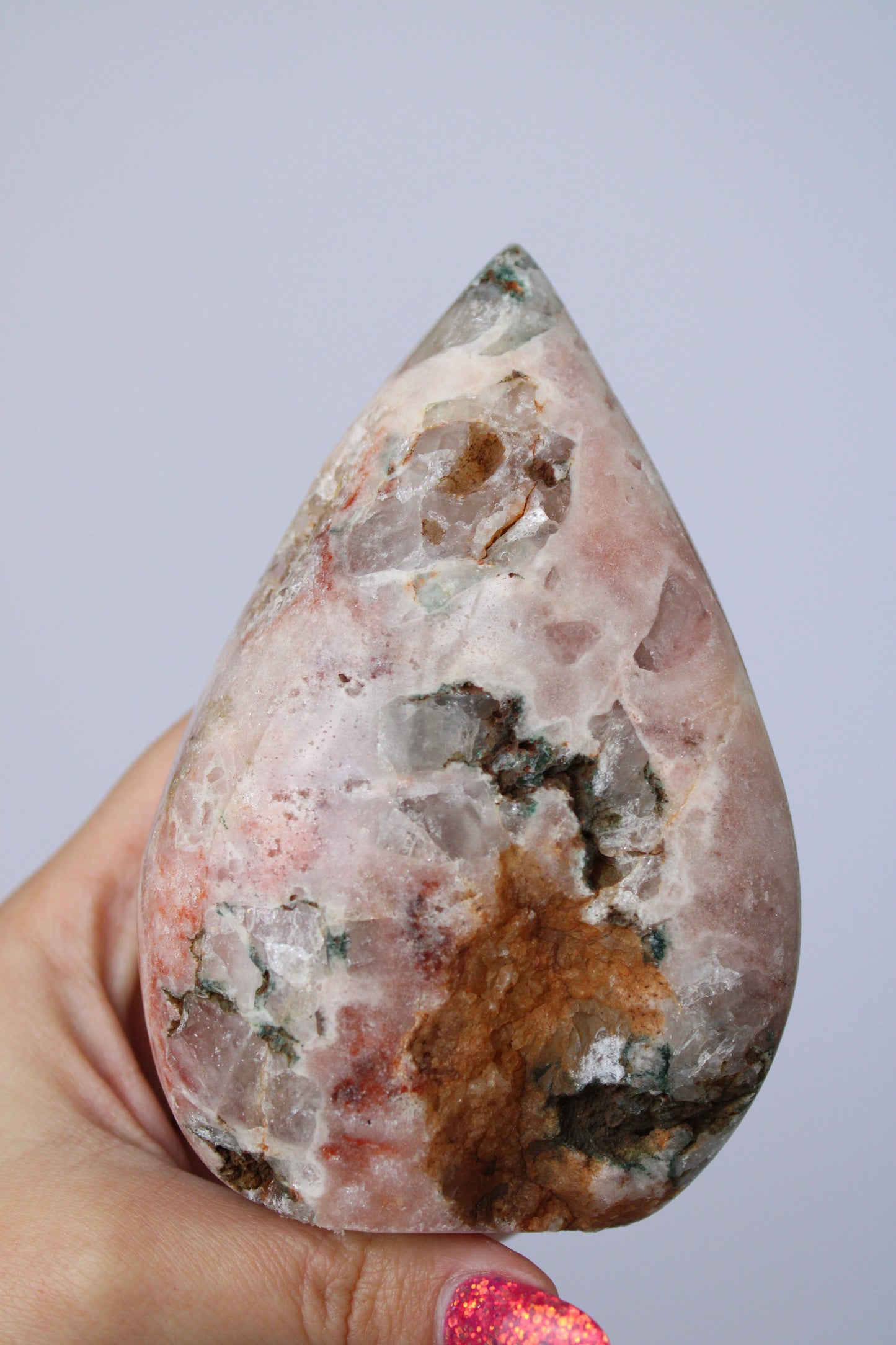 Roze amethist vlam - Gemstone Dreams