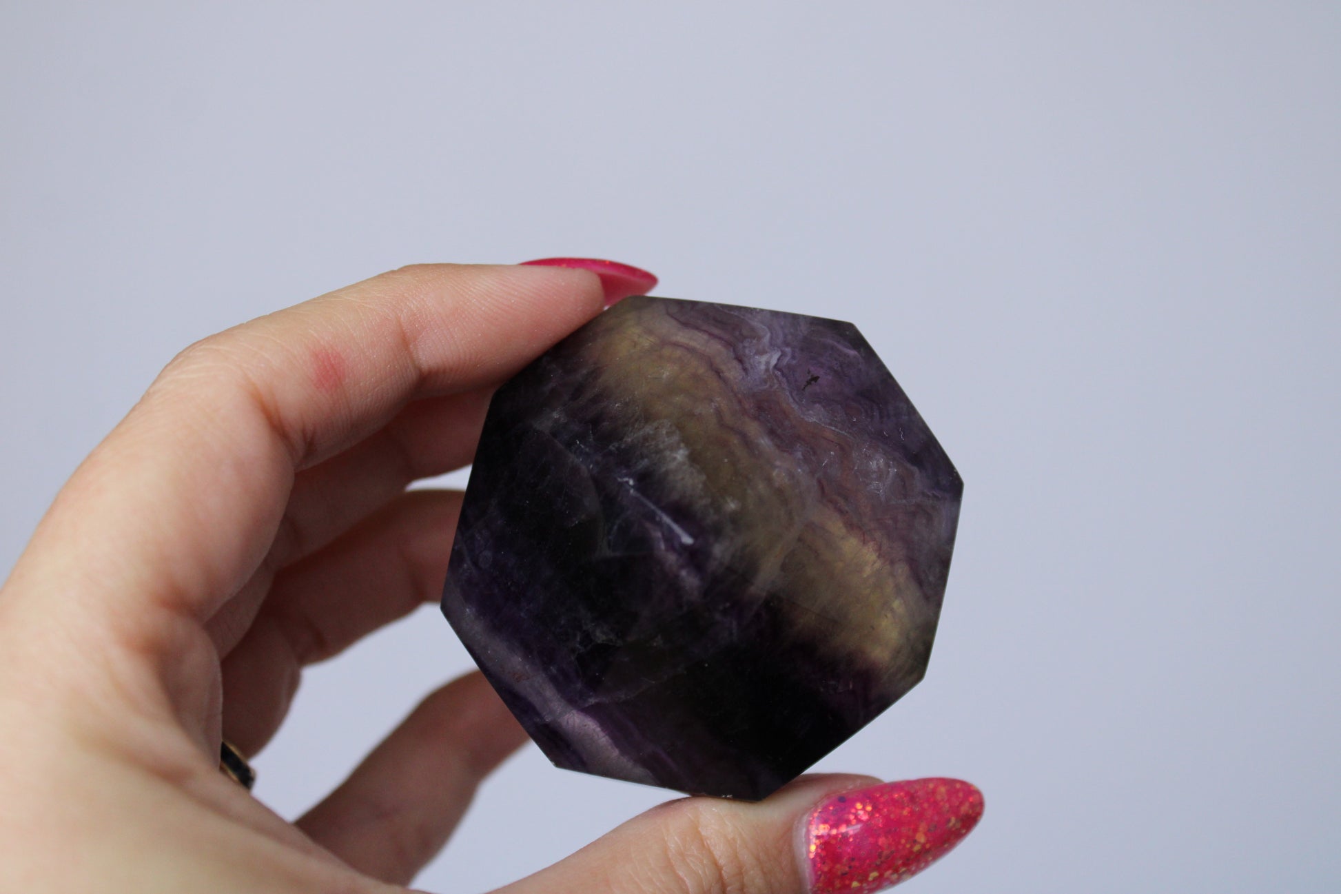 Regenboog fluoriet diamant - Gemstone Dreams