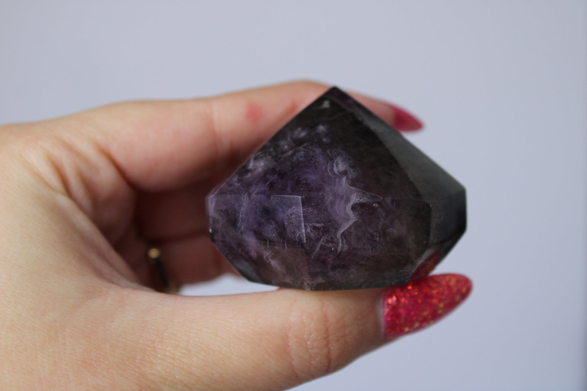 Regenboog fluoriet diamant - Gemstone Dreams