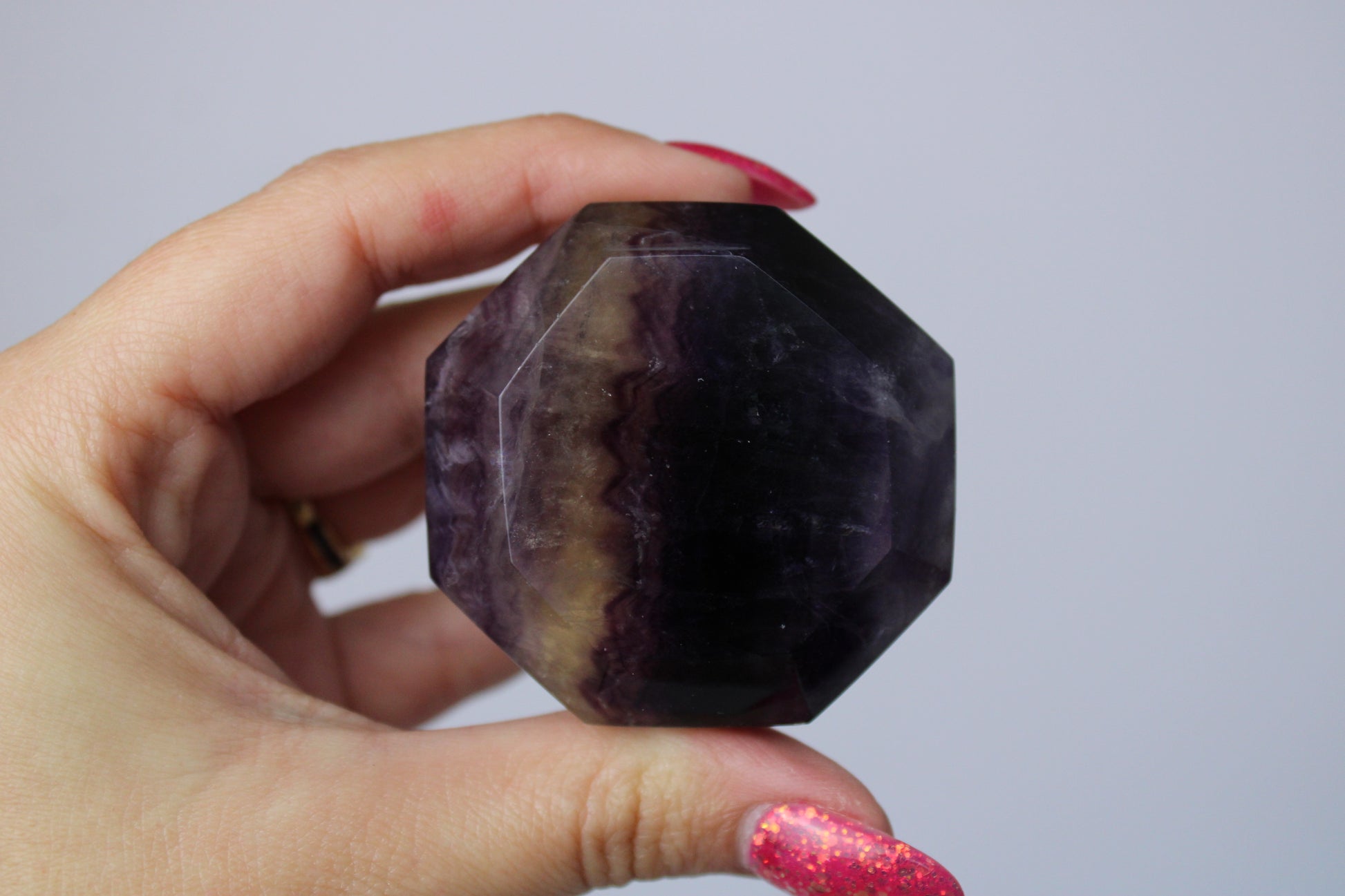 Regenboog fluoriet diamant - Gemstone Dreams