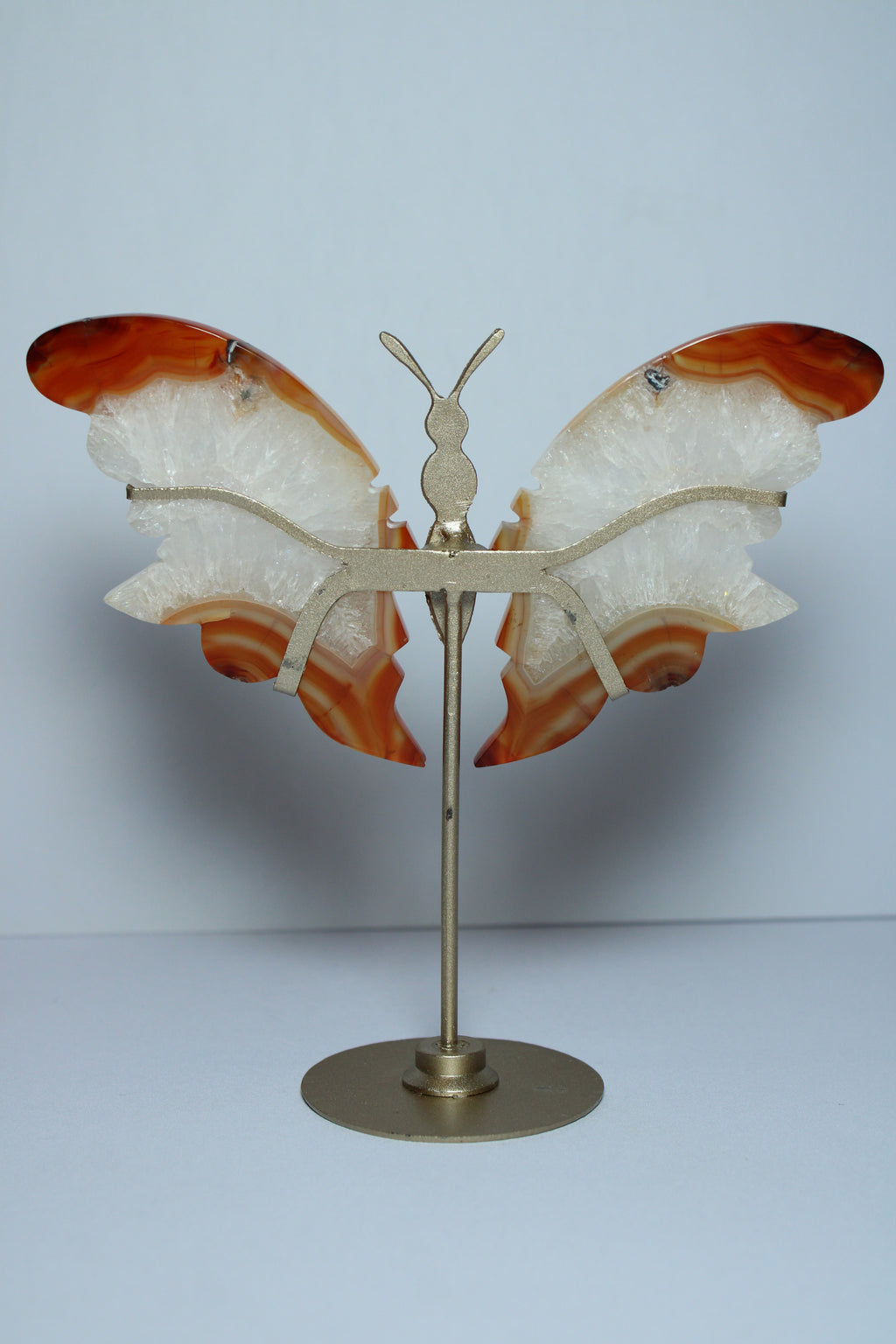 Carneool vlinder op standaard