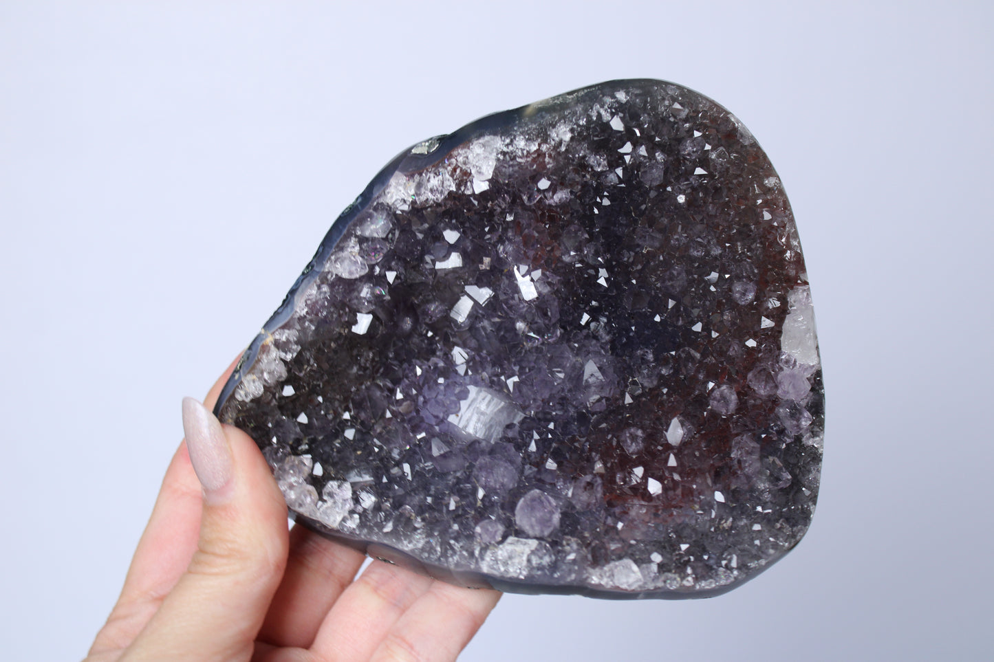 Regenboog amethist rood/paars - Gemstone Dreams