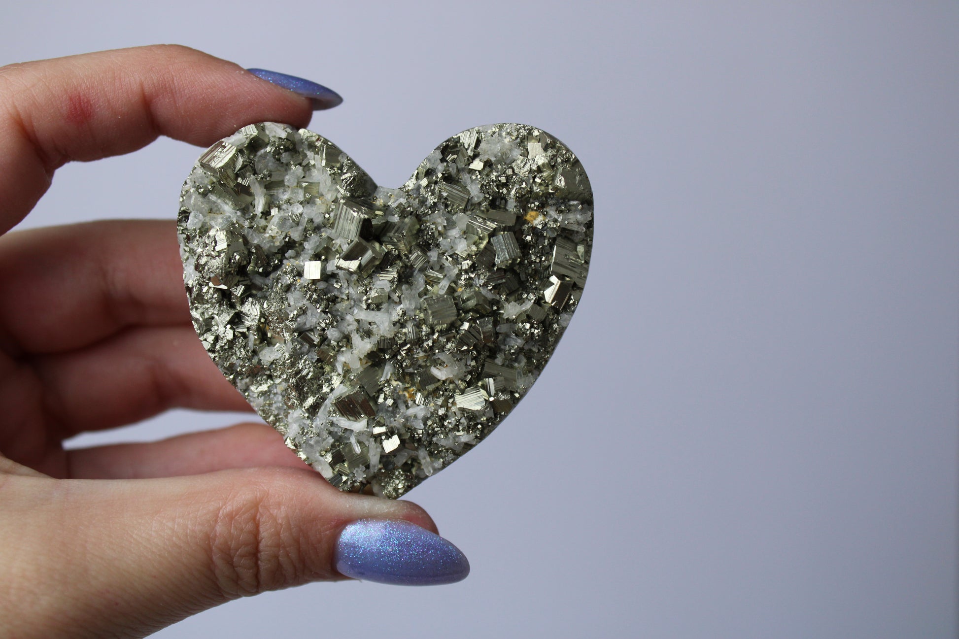 Pyriet met kwarts hart - Gemstone Dreams