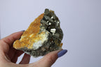 Pyriet met kwarts cluster 10 - Gemstone Dreams