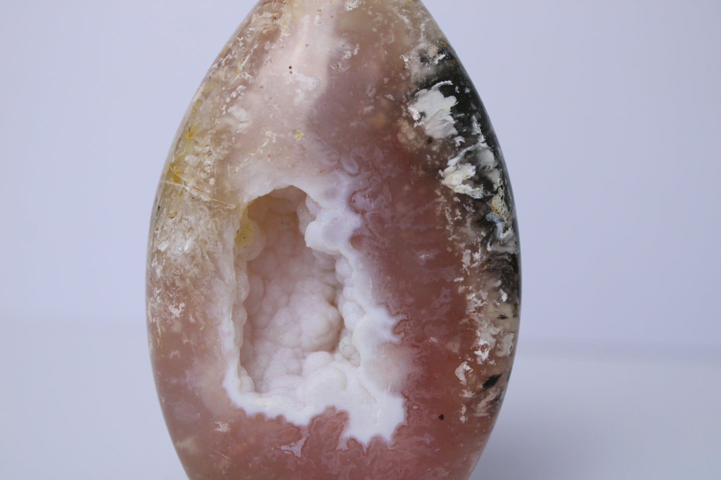Pink plume agaat vlam - Gemstone Dreams