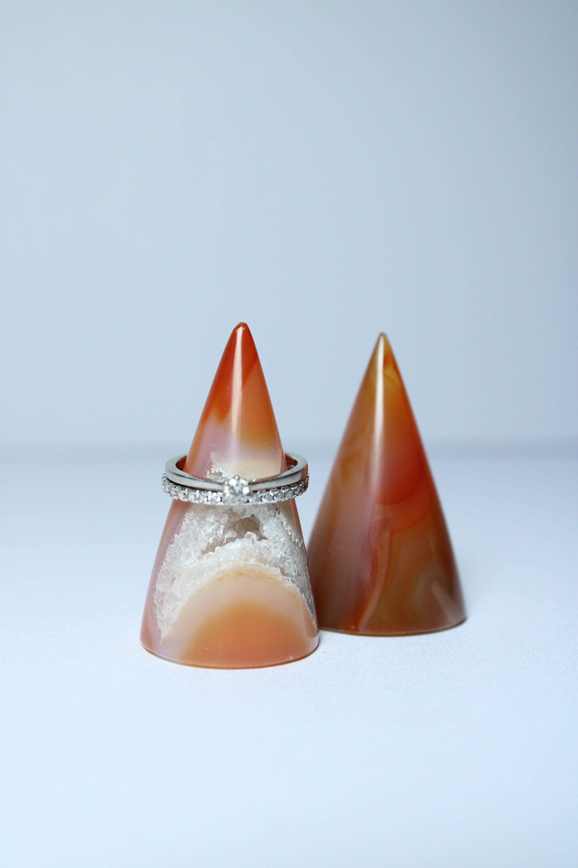 Carnelian ring holder
