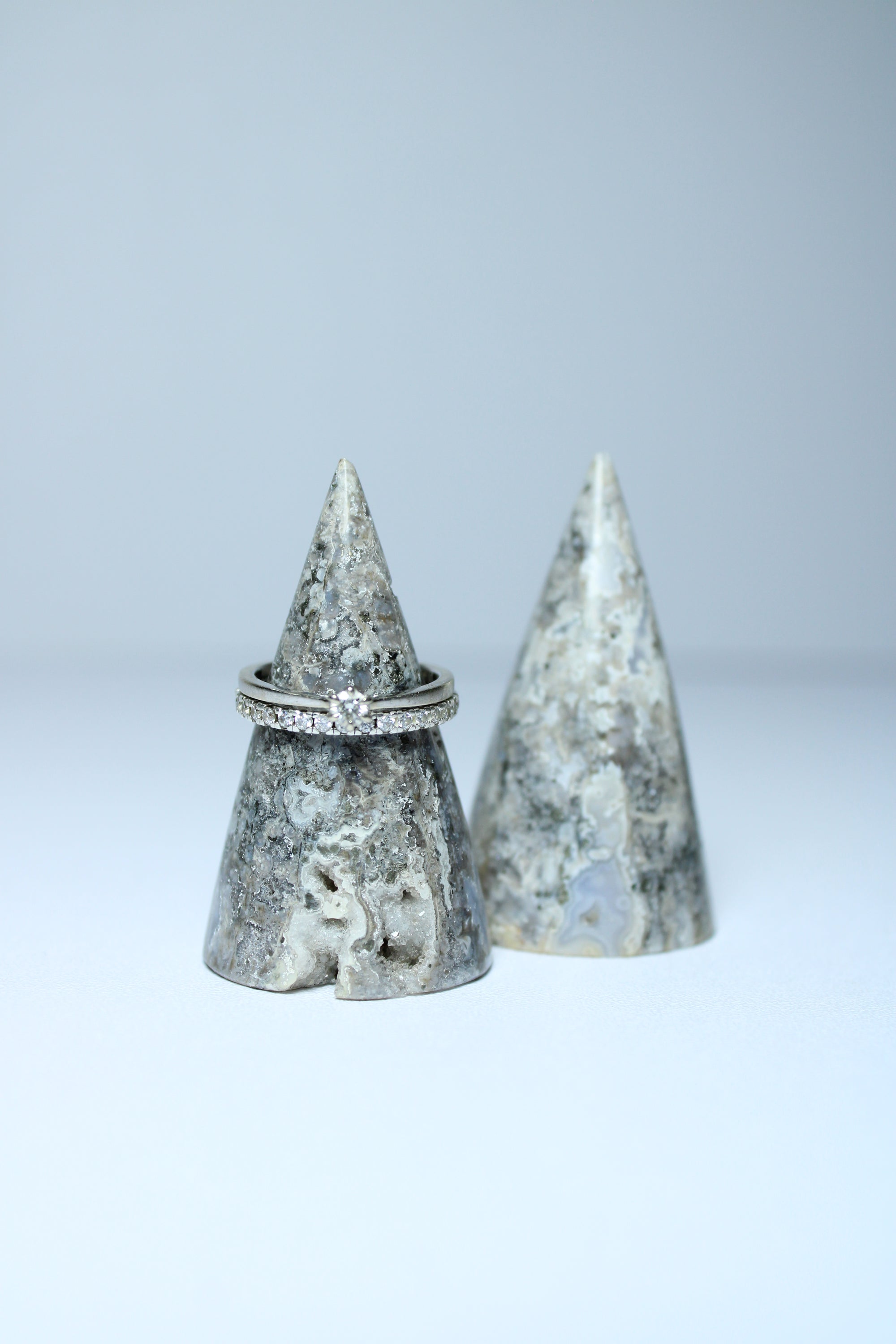 Ring holder marcasite