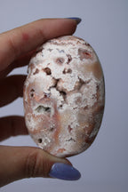 Pink crazy lace agaat palmsteen - Gemstone Dreams