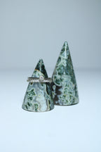 Ring holder moss agate