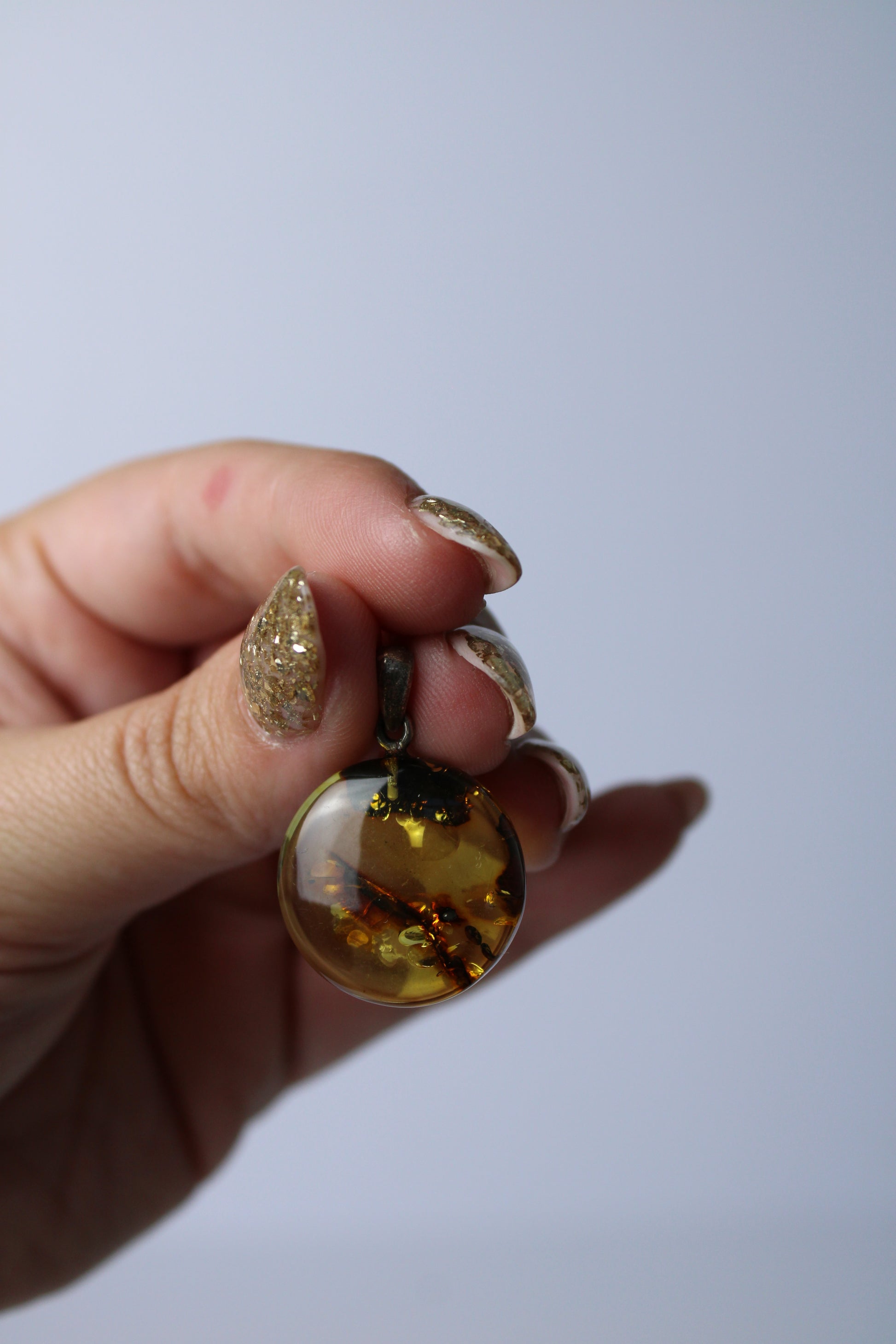 Barnsteen hanger 4 - Gemstone Dreams