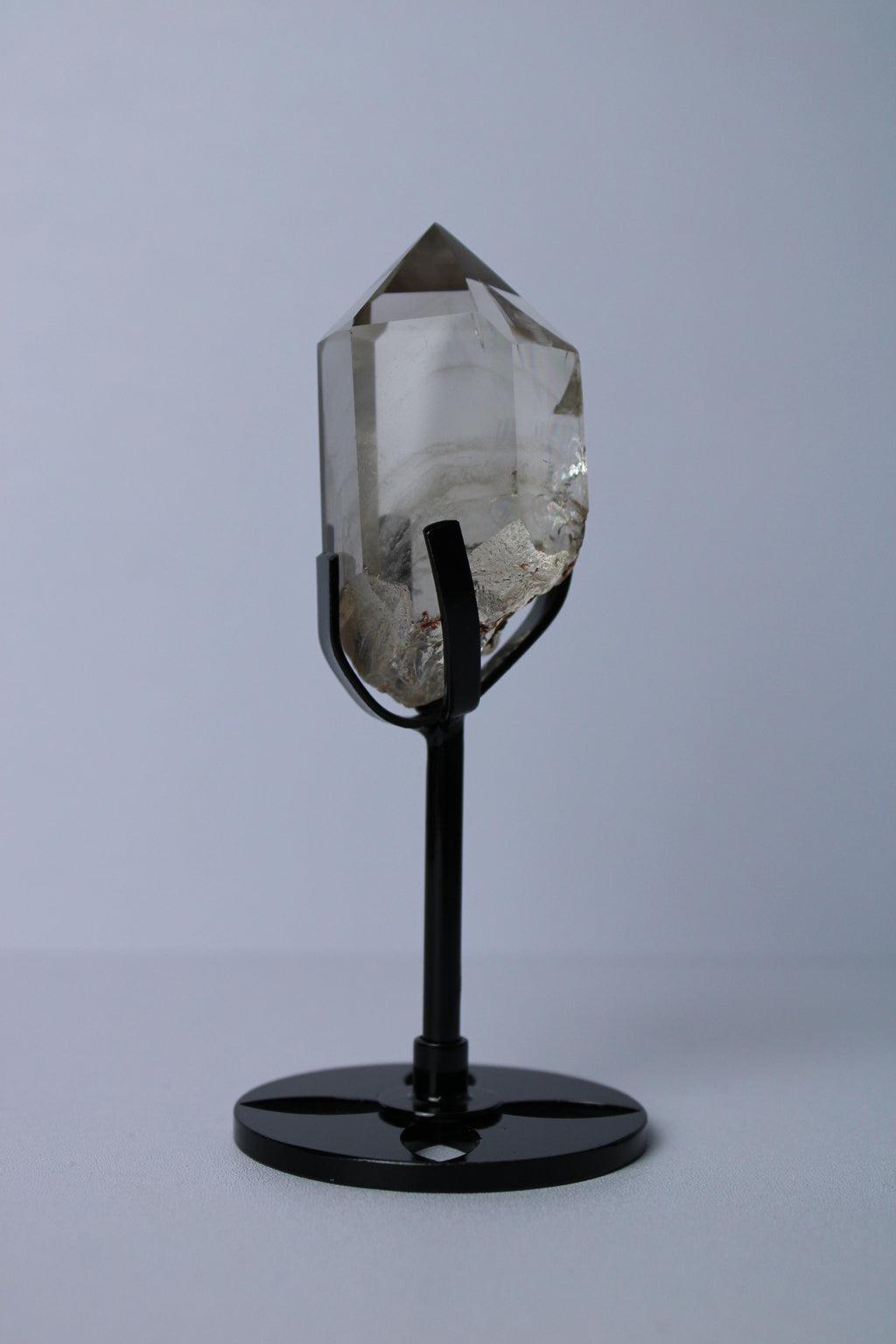 Rookkwarts punt op standaard - Gemstone Dreams