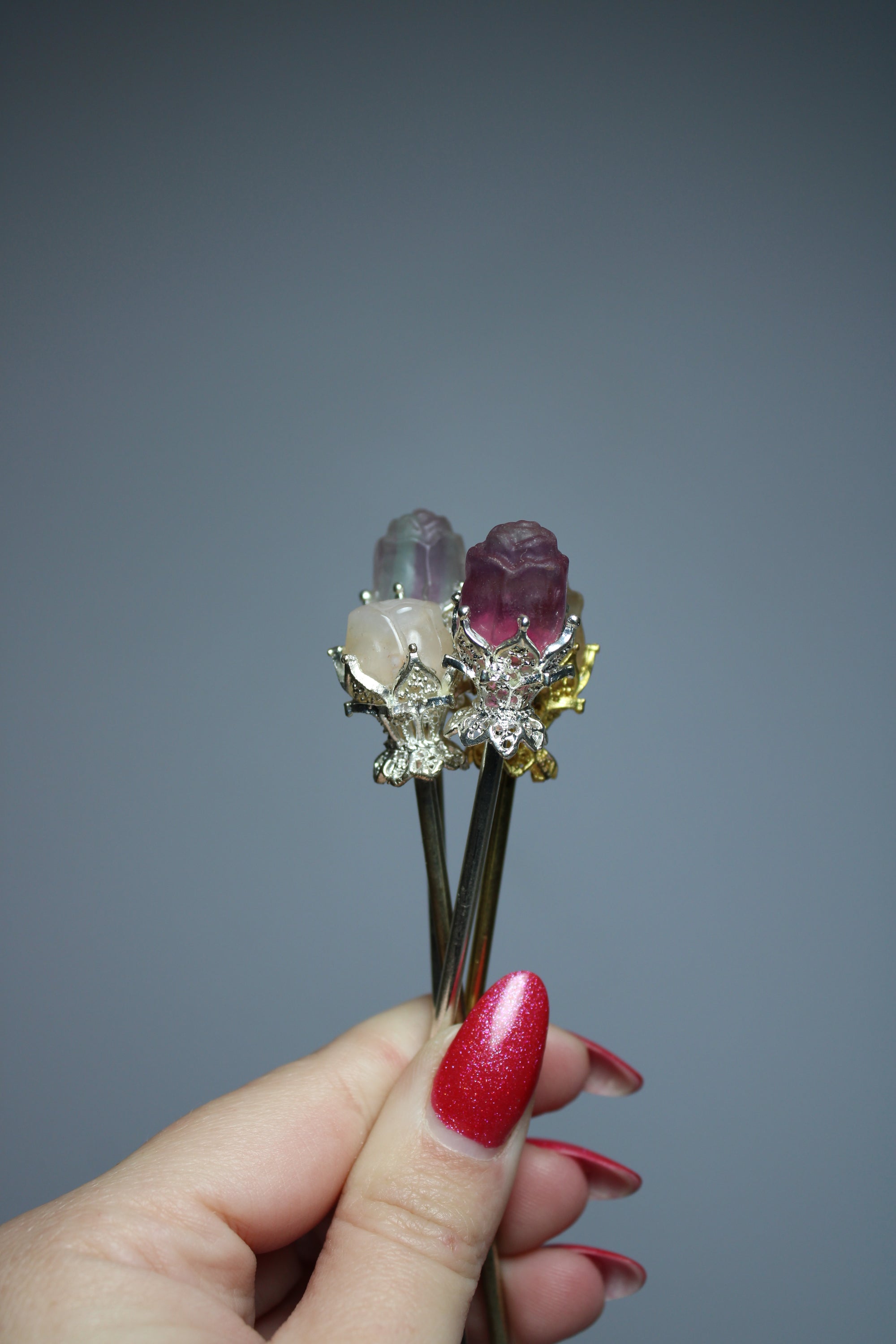 Flower fluorite