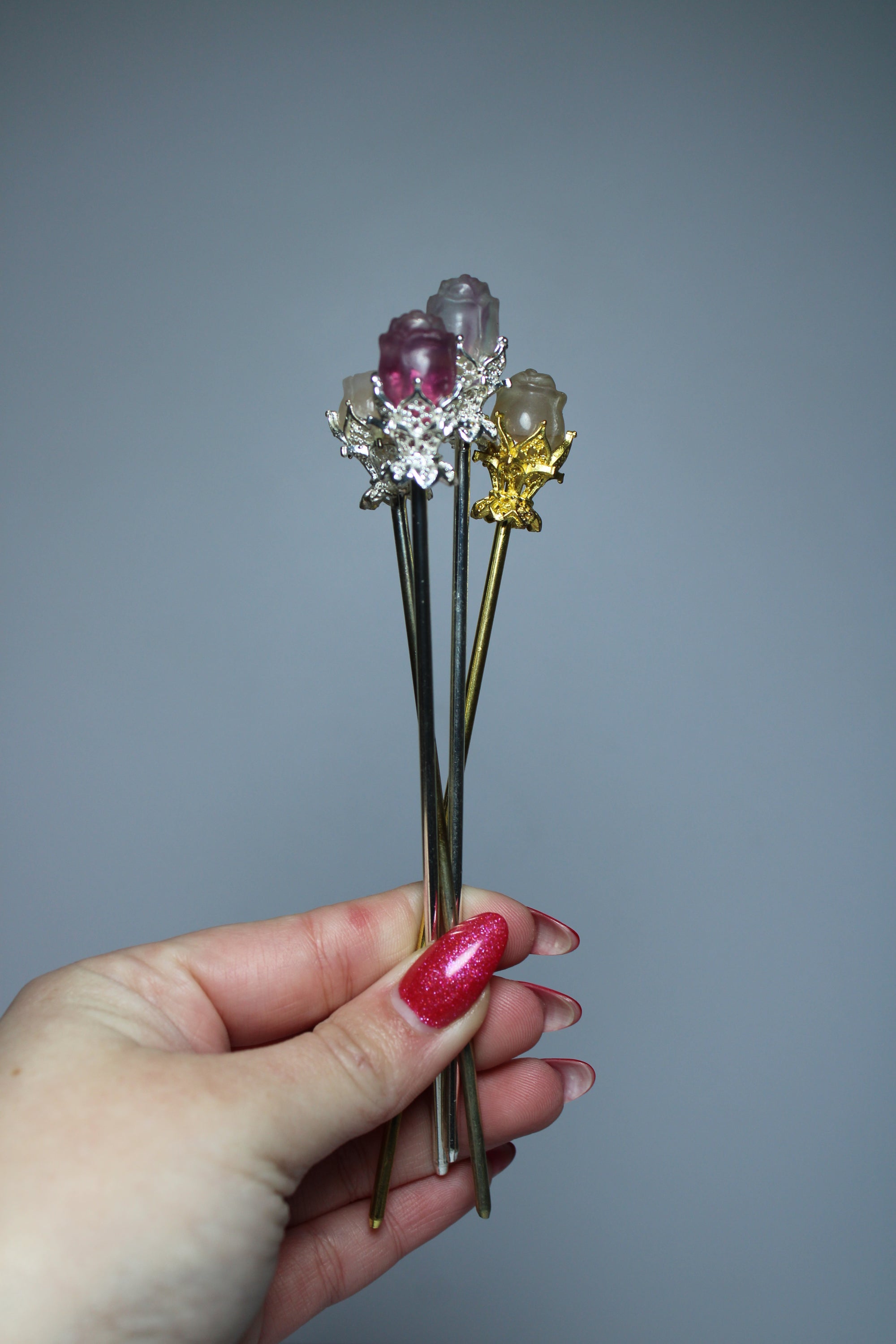 Flower fluorite