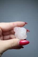 Squirrel rose quartz