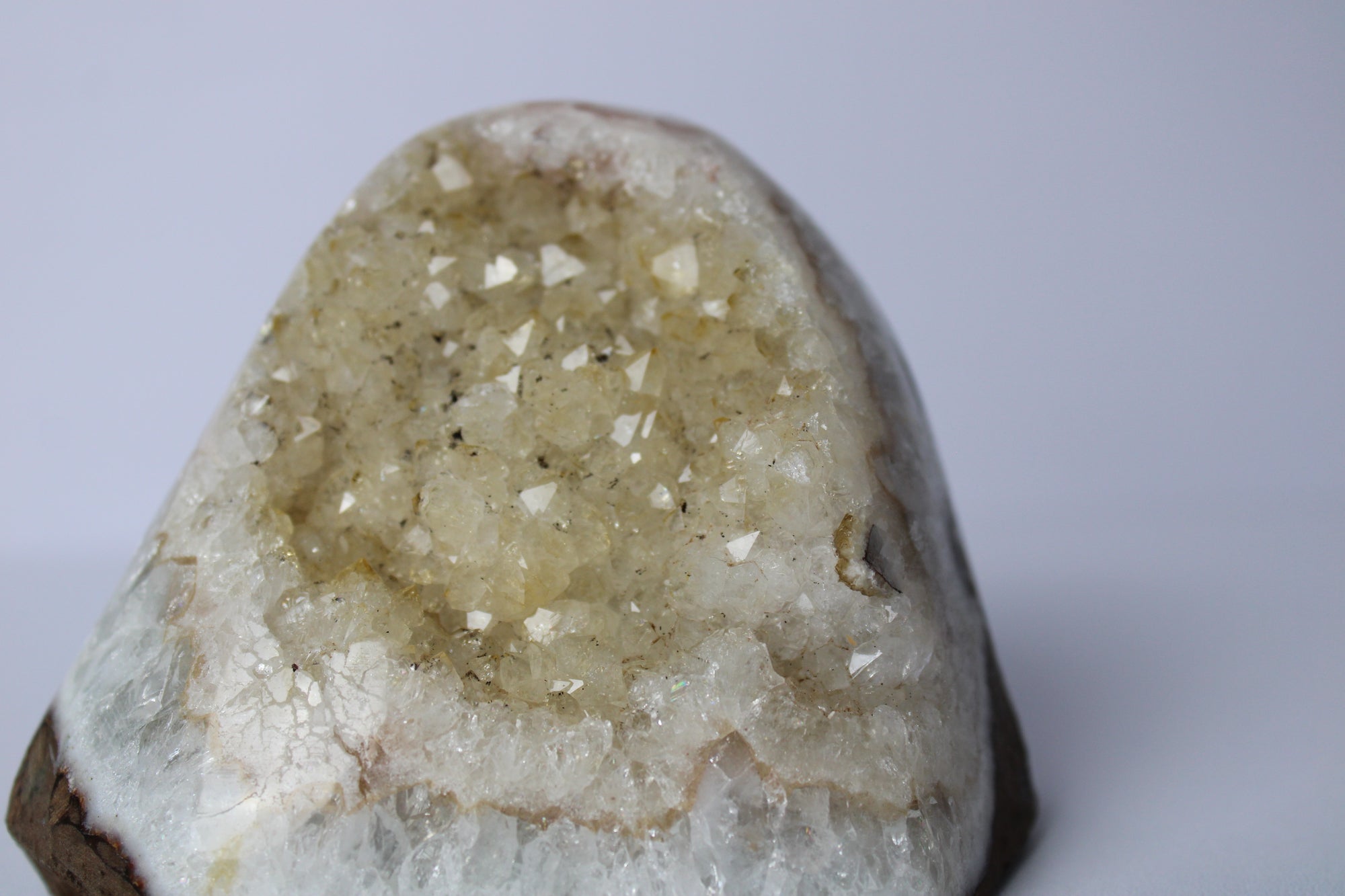 Gebrande amethist standvlak - Gemstone Dreams