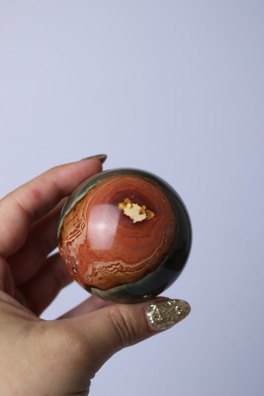 Polychroom jaspis bol - Gemstone Dreams