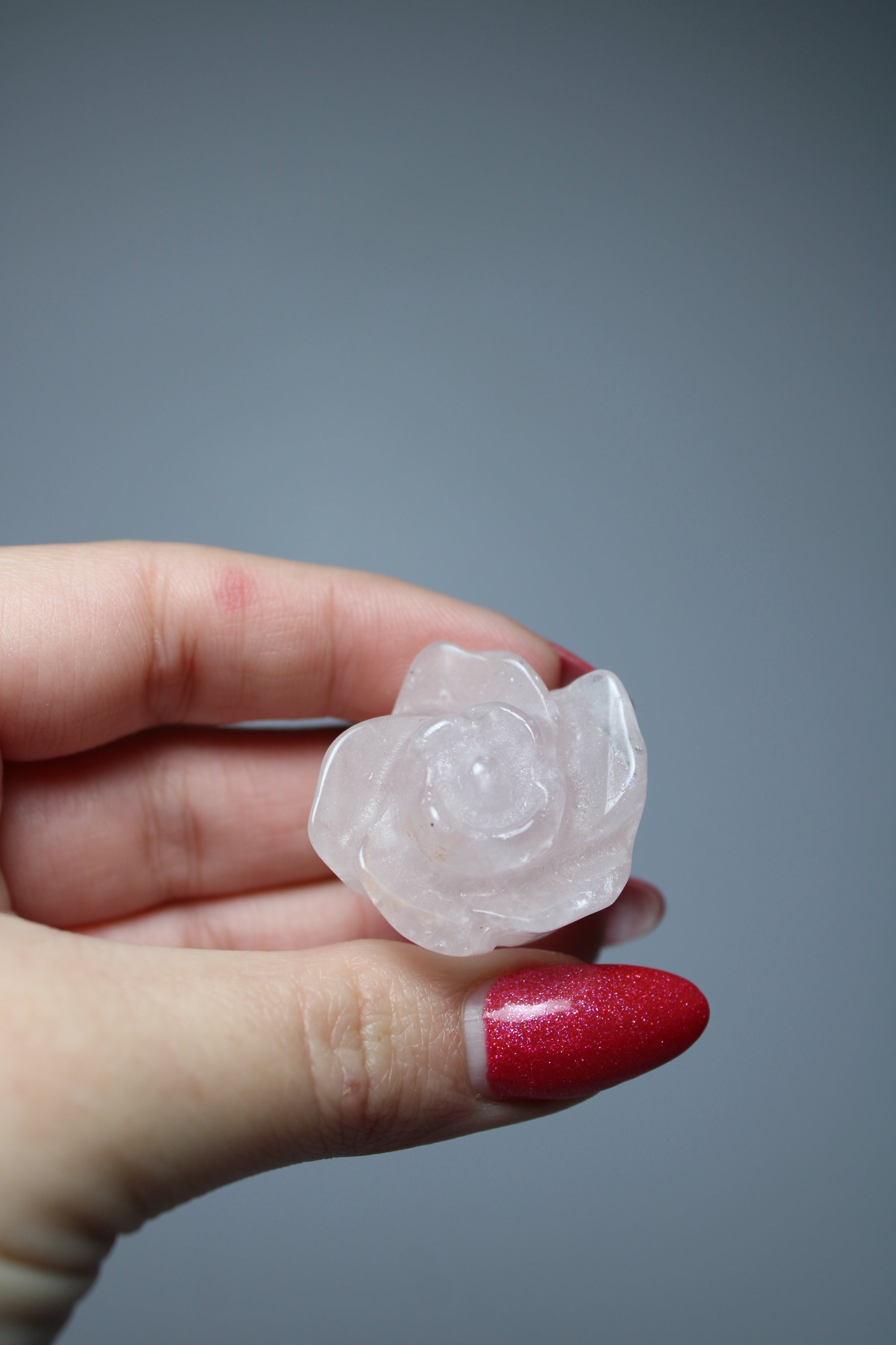Rose quartz rose