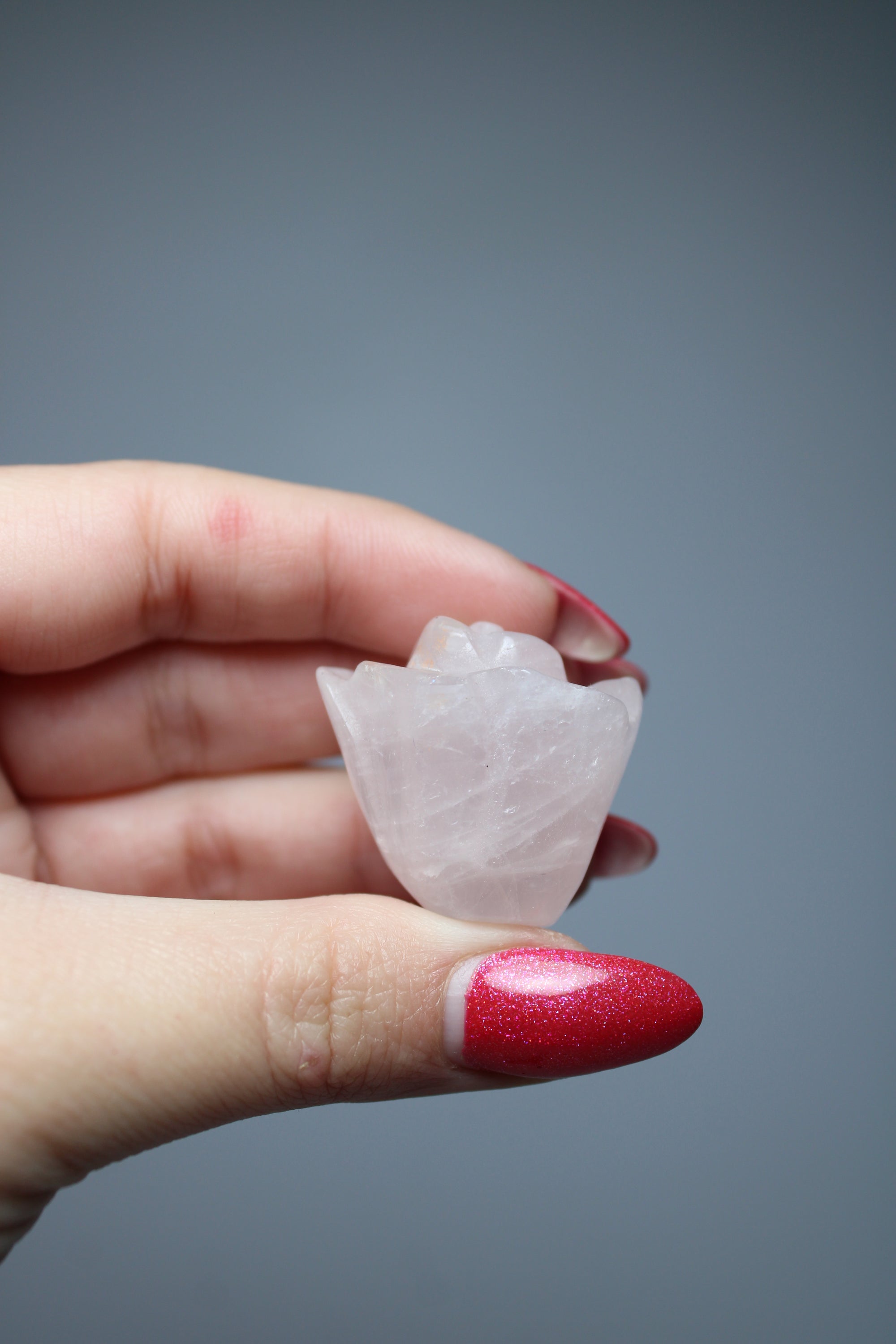 Rose quartz rose
