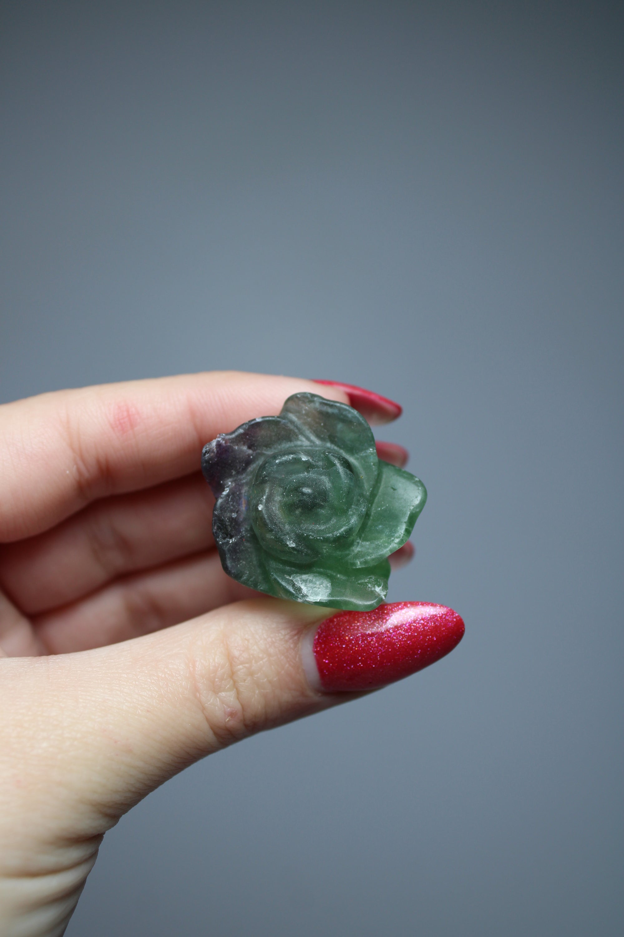 Rose fluorite