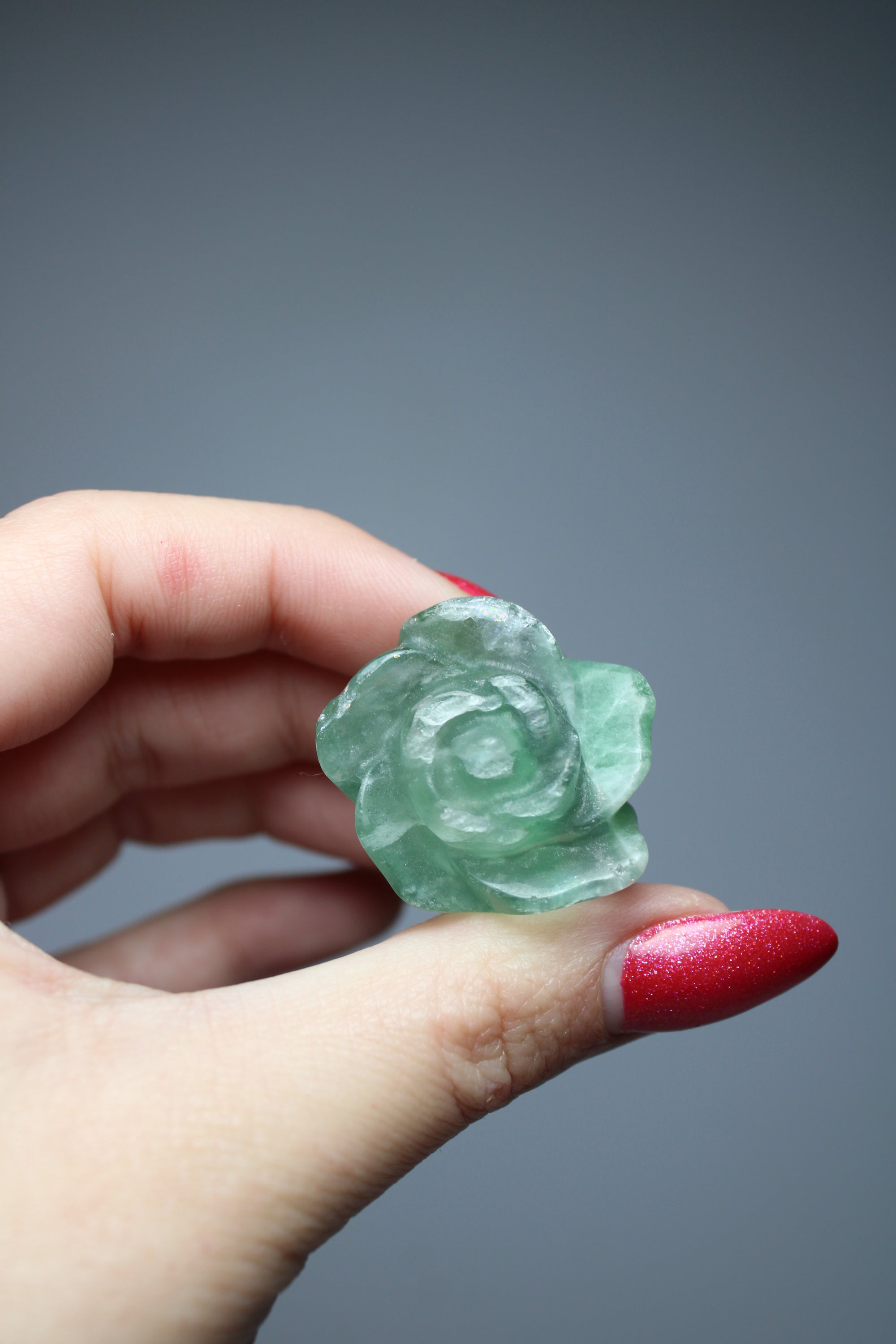 Rose fluorite