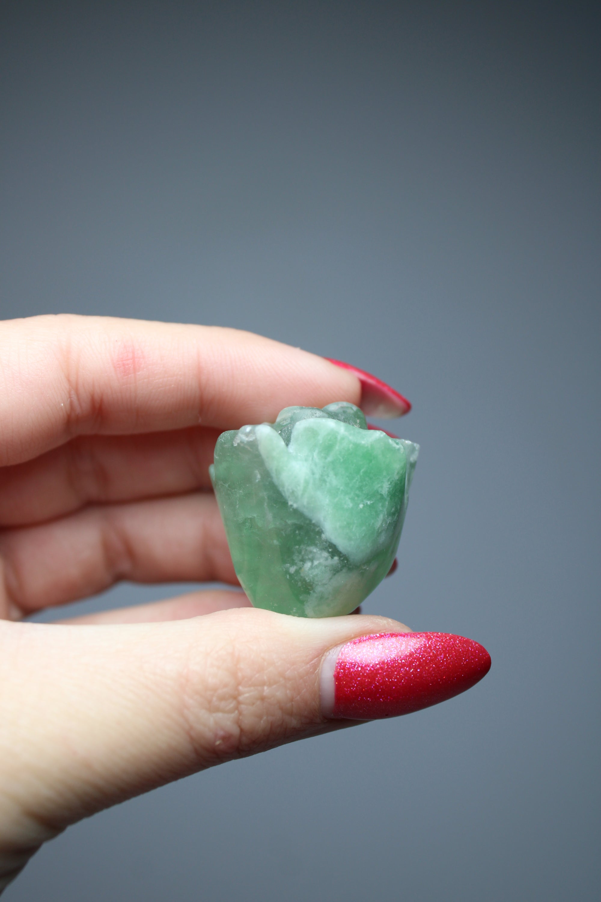 Rose fluorite